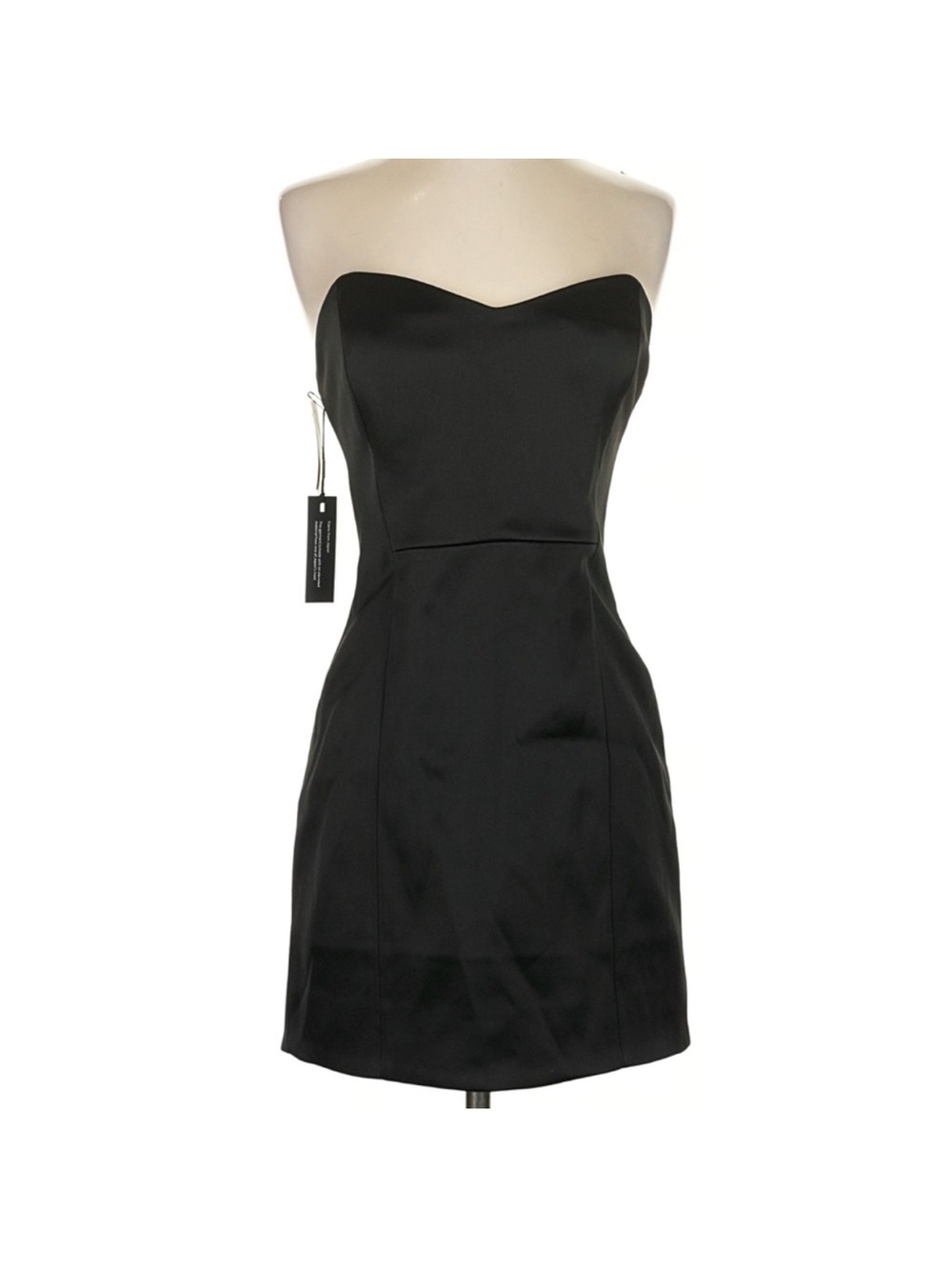 Aritzia babaton ten dazzle Strapless Black Mini Dress
